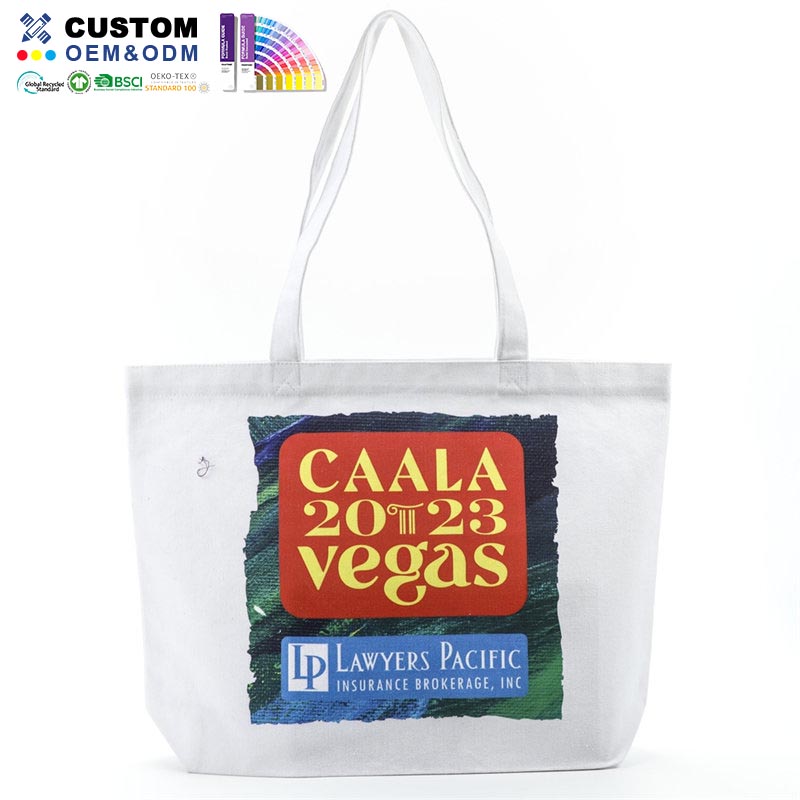 Caala Canvas-Tasche mit Bodenfalte