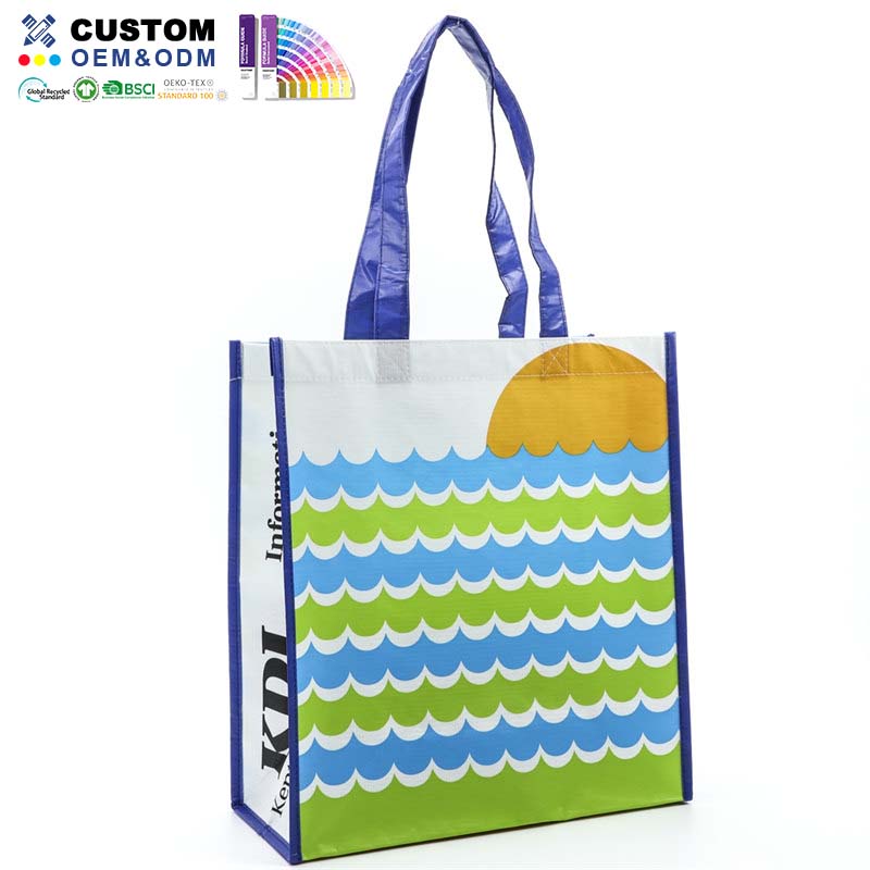 Geometrischer Rpet Stitch Bond Lamination Shopper