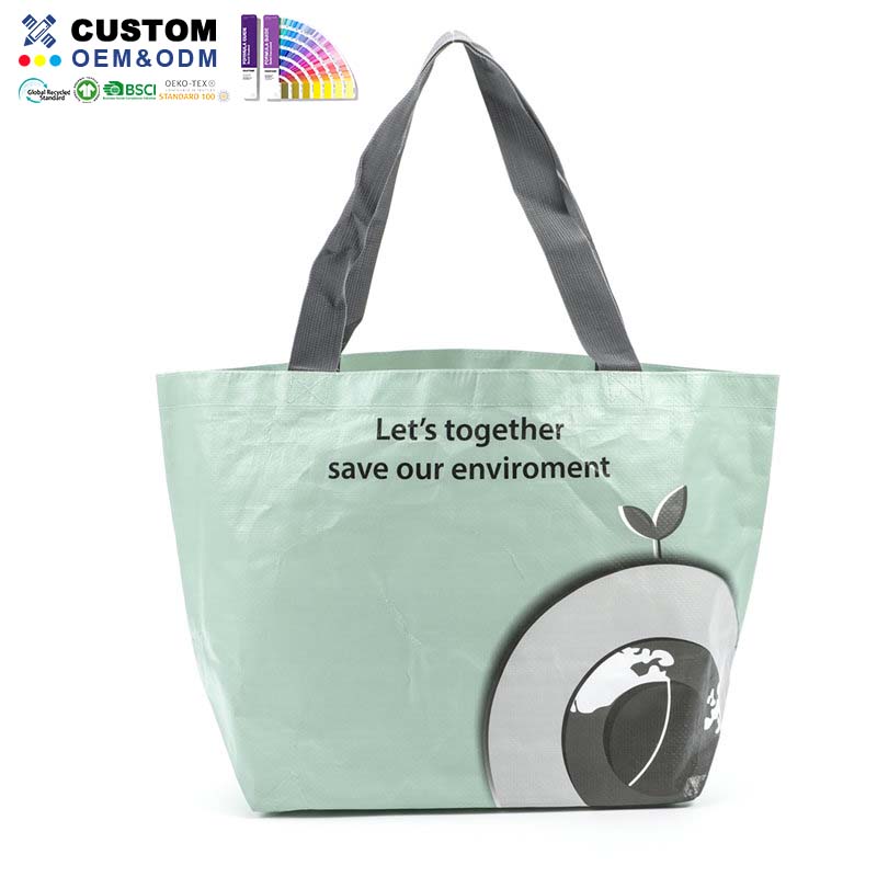 Shopper-Tasche aus PP-Gewebe mit breitem Griff